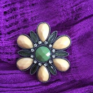 20’s Style Flower Brooch